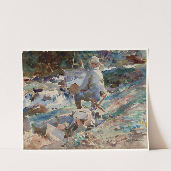 An Artist at His Easel by John Singer Sargent