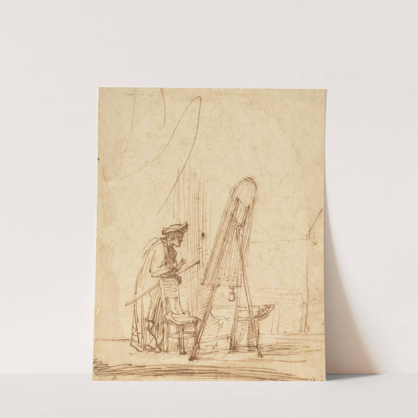 An Artist in His Studio by Rembrandt van Rijn