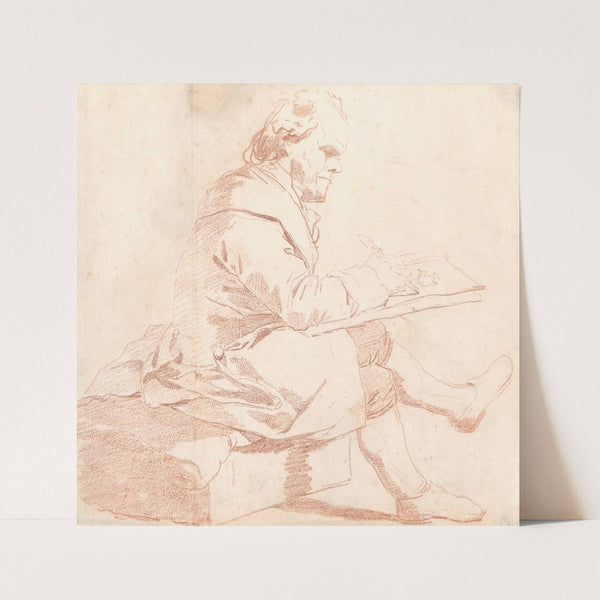 An Artist Sketching (1771–75) by François-André Vincent