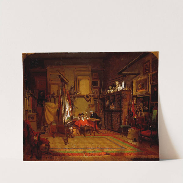 An Artist's Studio by John Ferguson Weir