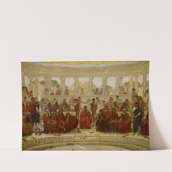 An Audience In Athens During Agamemnon By Aeschylus by William Blake Richmond