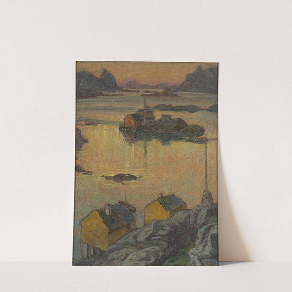 An August Night. Study from North Norway by Anna Boberg