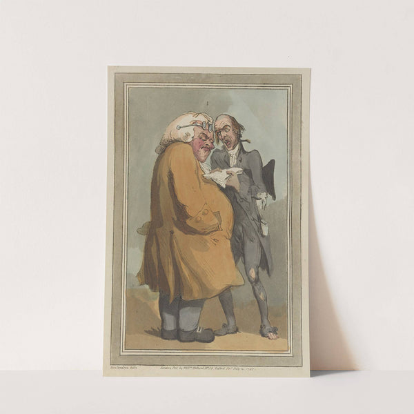 An author & bookseller (1797) by Thomas Rowlandson