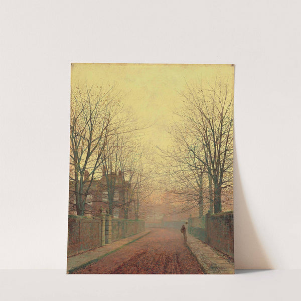 An Autumn Lane by John Atkinson Grimshaw
