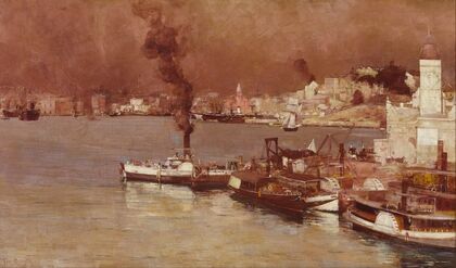 An autumn morning, Milson’s Point, Sydney