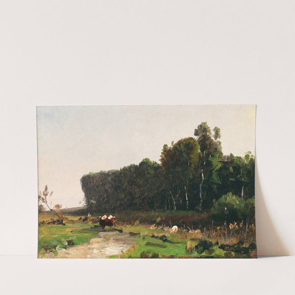 An Autumnal Landscape by Ludwig Willroider