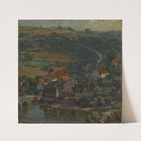 An der Jagst (ca 1906) by Robert Poetzelberger