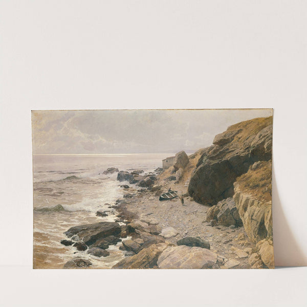 An der Riviera (felsige Küste) (1887-1888) by Alfred Zoff