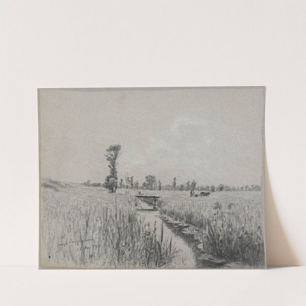 An der Sempt bei Langenpreising by Gustav Kampmann