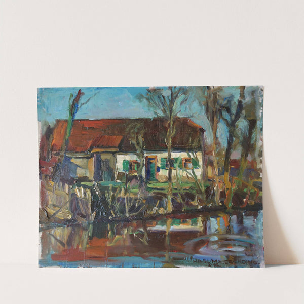 An der Sempt in Alternerding (1916) by Hiasl Maier-Erding