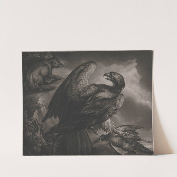 An eagle with a dead pheasant, watched by a fox (1799) by James Northcote