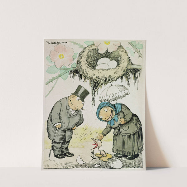 An Early Delivery by Theodor Kittelsen