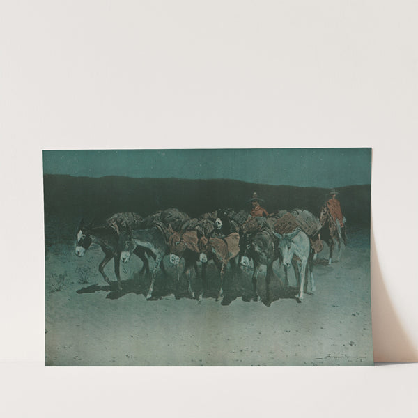 An early start for market (1905) by Frederic Remington