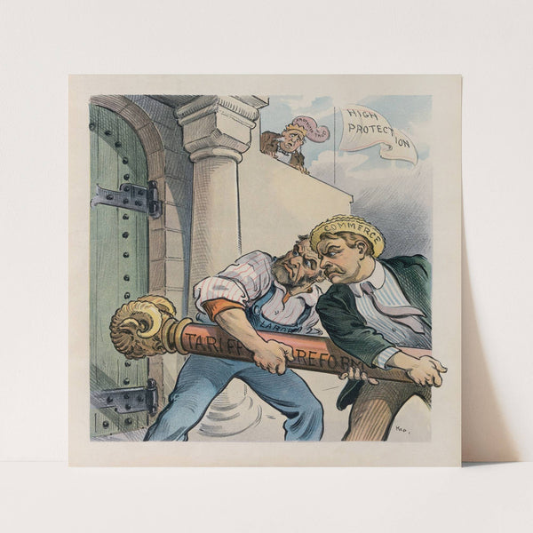 Conflict of authority (1910) by Udo Keppler