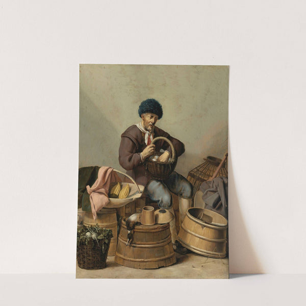 An Egg Dealer by Gerard Donck