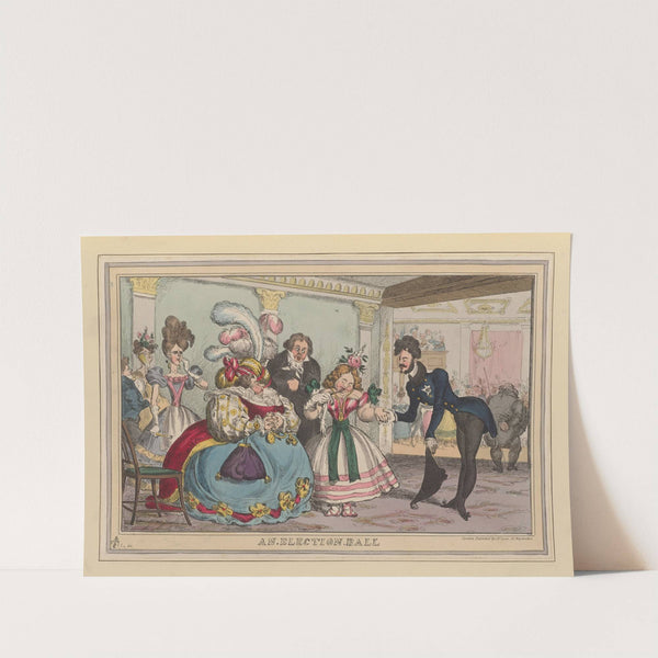 An election ball (1827-1829) by William Heath