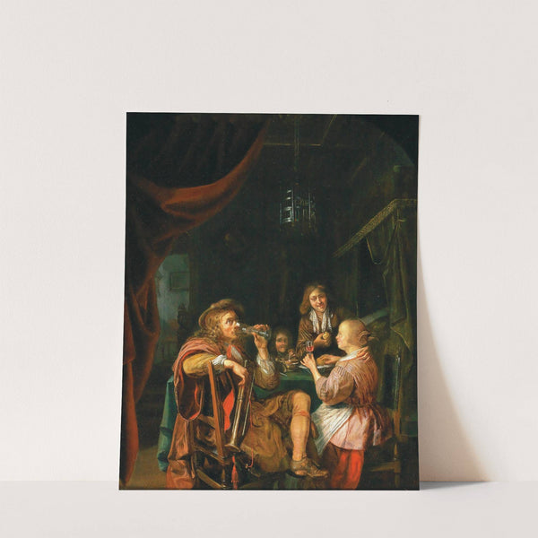 An Elegant Company In An Interior by Domenicus van Tol