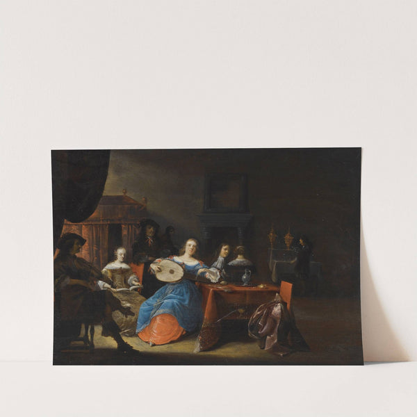 An Elegant Company Making Music In An Interior (1660s) by Anthonie Palamedesz.