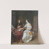 An Elegant Couple Making Music In An Interior by Jan Verkolje