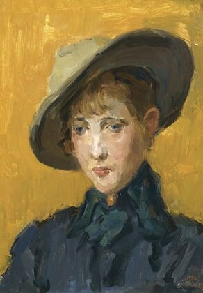 An Elegant Girl In A Hat