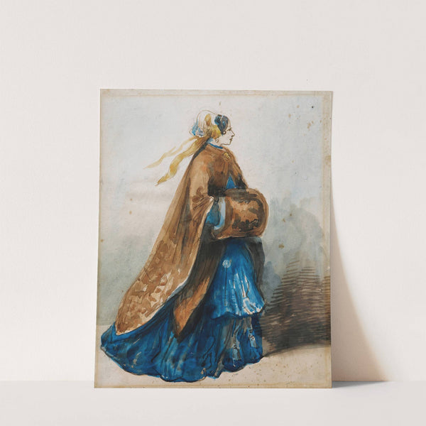 An Elegant Lady by Constantin Guys