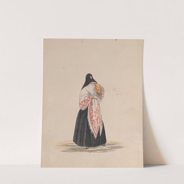 An elegantly dressed woman by Francisco Fierro