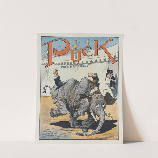 An elephant on his hands (1911) by Louis Glackens