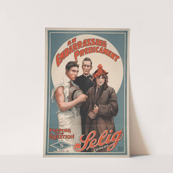 An Embarrassing predicament by Goes Litho. Co.