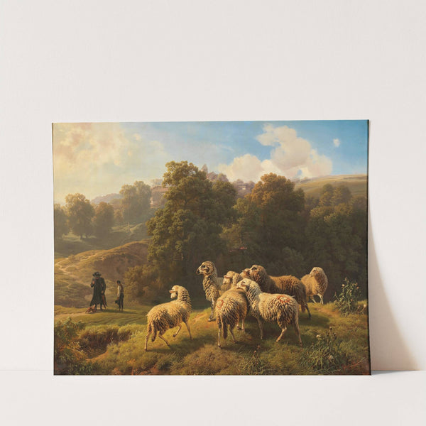 An Encounter on the Sheep Pasture by Robert Eberle