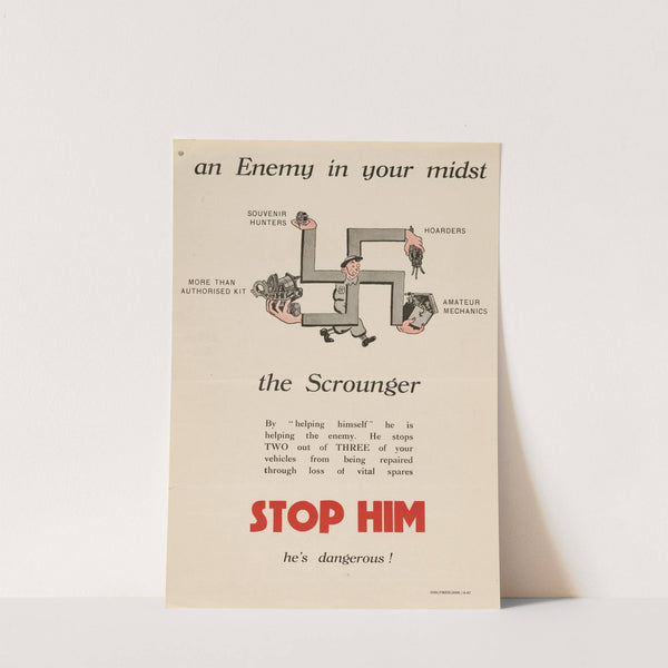 An Enemy in Your Midst - The Scrounger by Anonymous