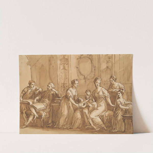 An English Family Group by Antonio Zucchi