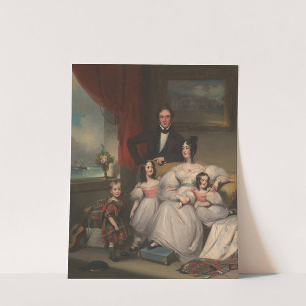 An English Family in Macao by George Chinnery