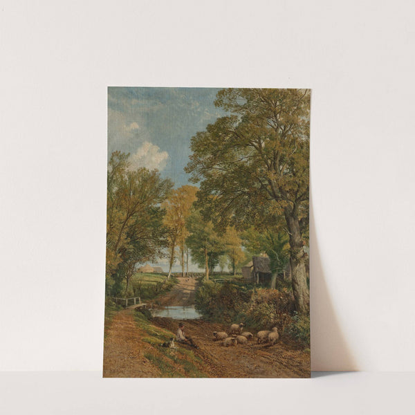 An English Landscape by Frederick William Hulme