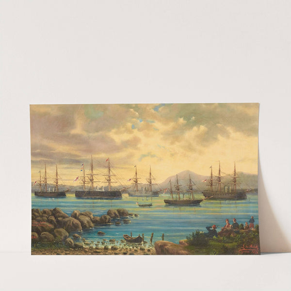 An English Squadron in the Sea of Marmara by Ludwig Rubelli von Sturmfest