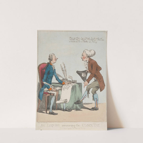 An Enquiry Concerning the Clock Tax (1797) by George Moutard Woodward