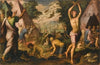 An Episode From The Exodus; A Storm Of Quails Gathers Over The Israelites’ Camp