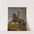 An equestrian portrait of an officer of the 1st troop of horse grenadier guards on a bay charger, with a trooper to the right by David Morier