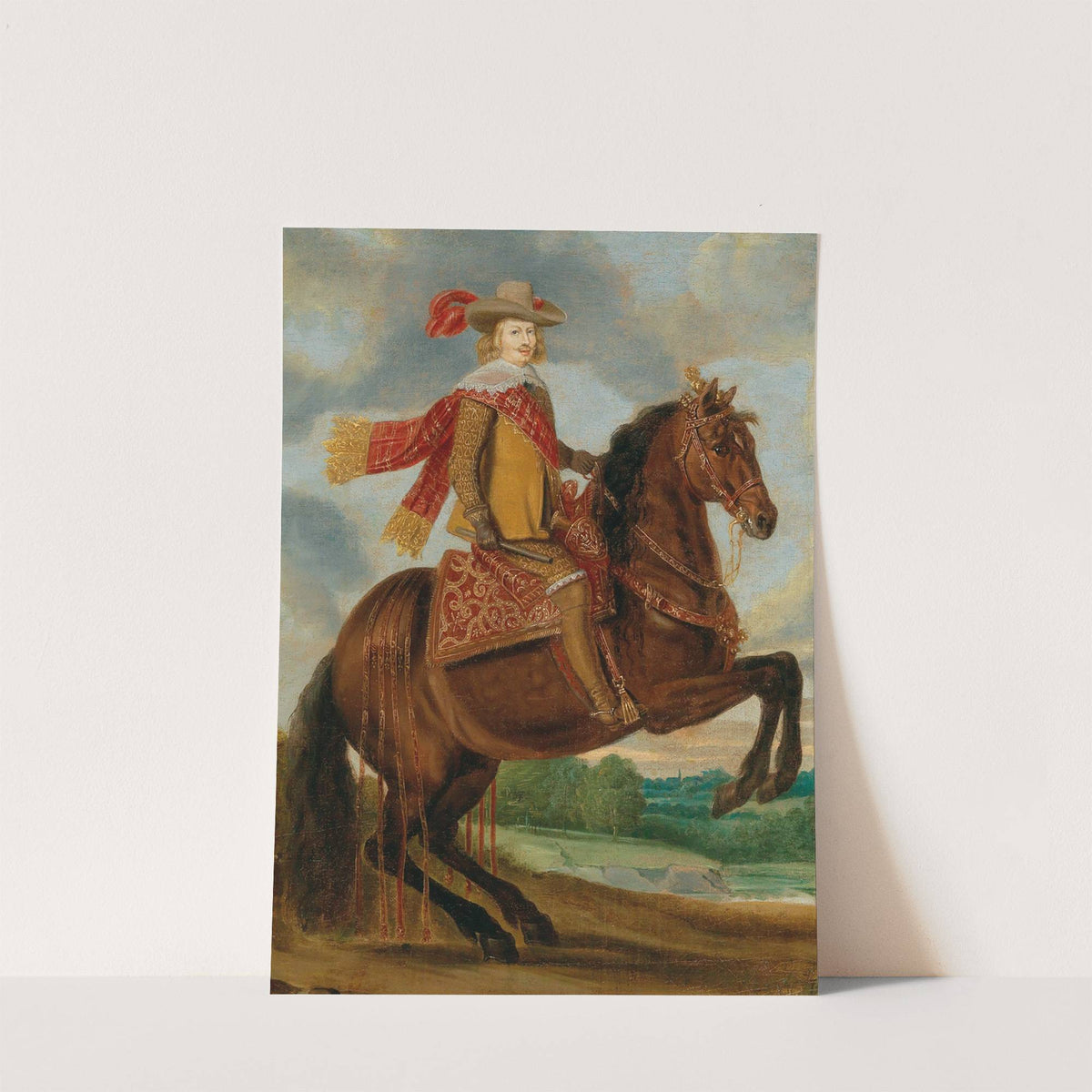 An Equestrian Portrait Of Cardinal-Infant Ferdinand Of Austria (1610–1641) by Circle of Caspar de Crayer