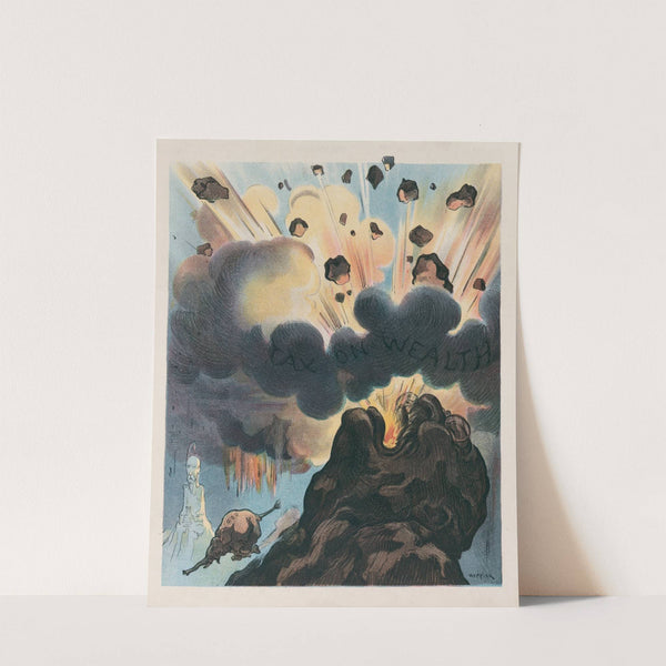 An eruption of Mount Teddy (1906) by Udo Keppler