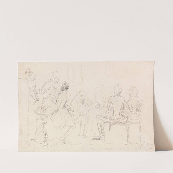 An Evening Party by Sir John Everett Millais