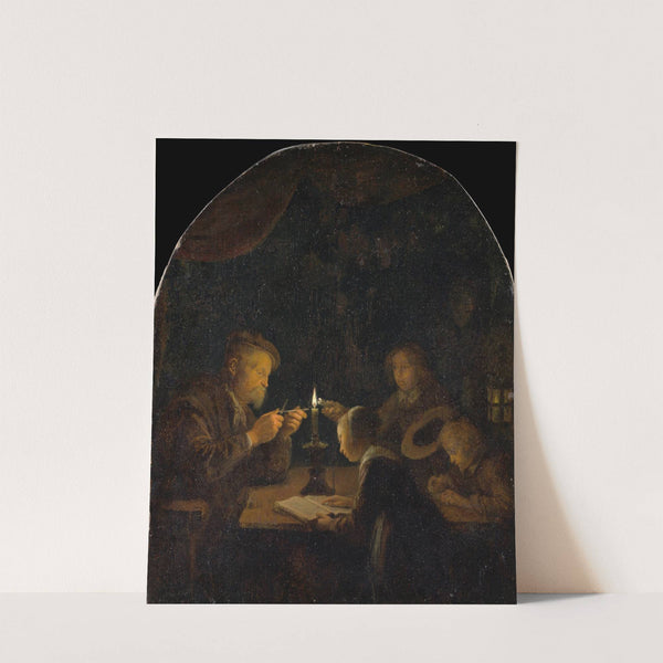 An Evening School by Gerrit Dou