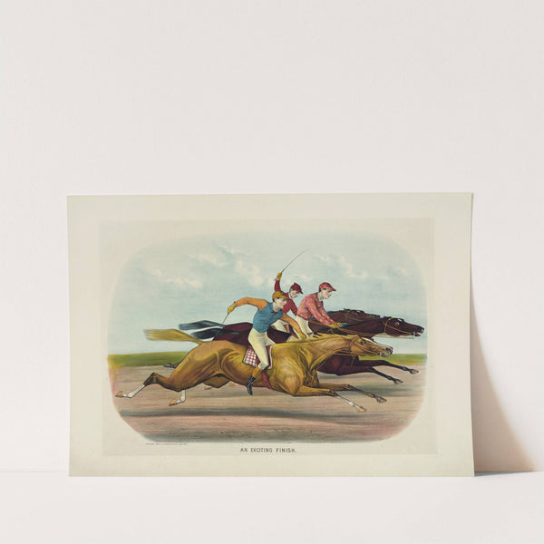 An exciting finish (1884) by John Cameron