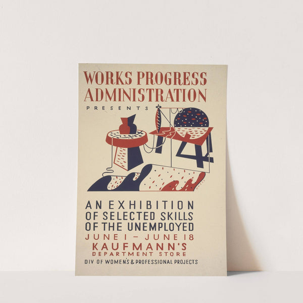 An exhibition of selected skills of the unemployed Div. of Women’s and Professional Projects (1936) by Richard Halls