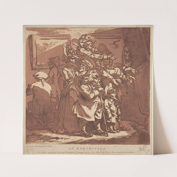 An Exhibition (1776) by Philip James de Loutherbourg