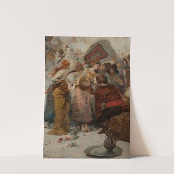 An Exotic Woman and Her Attendants (1898) by Fernand Cormon