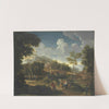 An Extensive Landscape With The Rest On The Flight Into Egypt by Jan Frans Van Bloemen