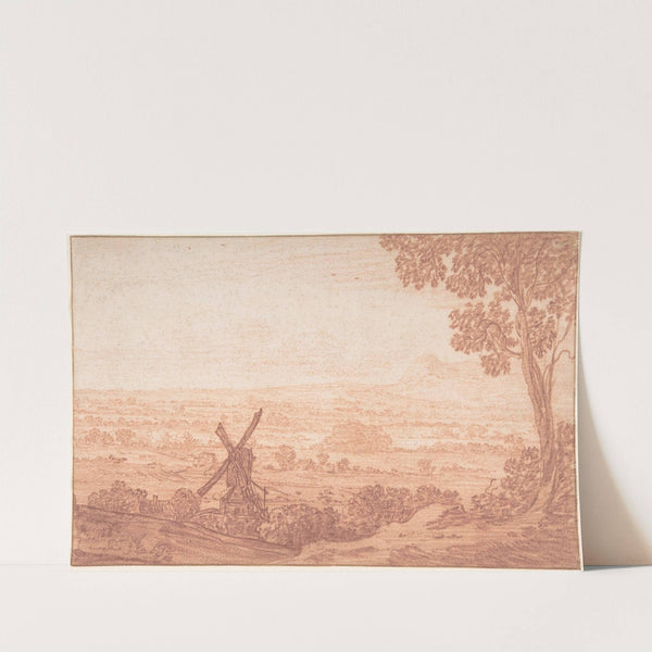 An Extensive Panoramic Landscape with a Windmill by Jan Baptist Weenix