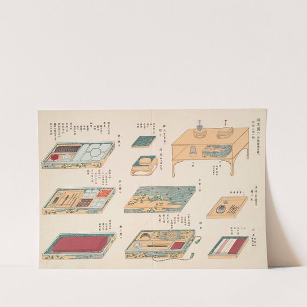 An illustration of a scribe's tools 2 by Shigeo Inobe (Editor)