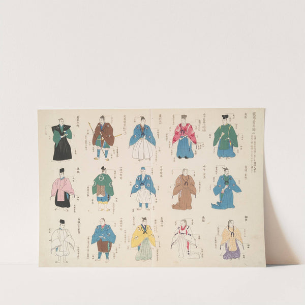 An illustration of costumes 2 by Shigeo Inobe (Editor)