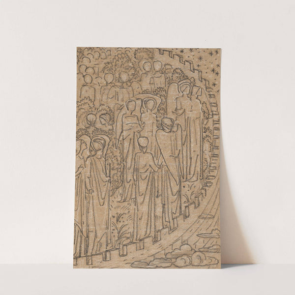 An illustration to 'The Golden Legend' by Sir Edward Coley Burne-Jones